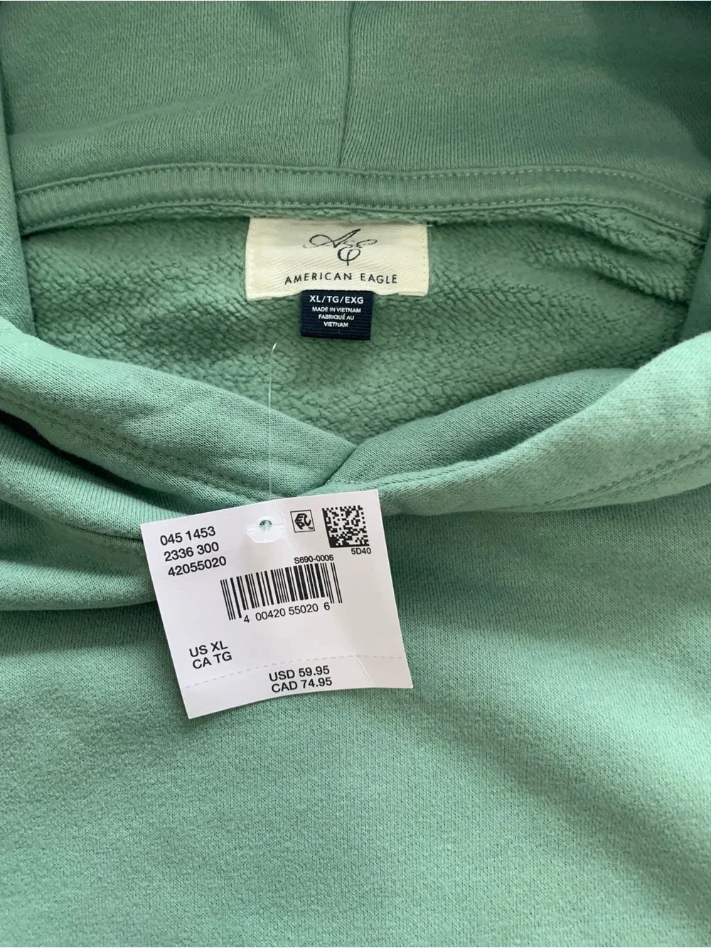 New American Eagle Hoodie Size XL - Picture 4 of 5